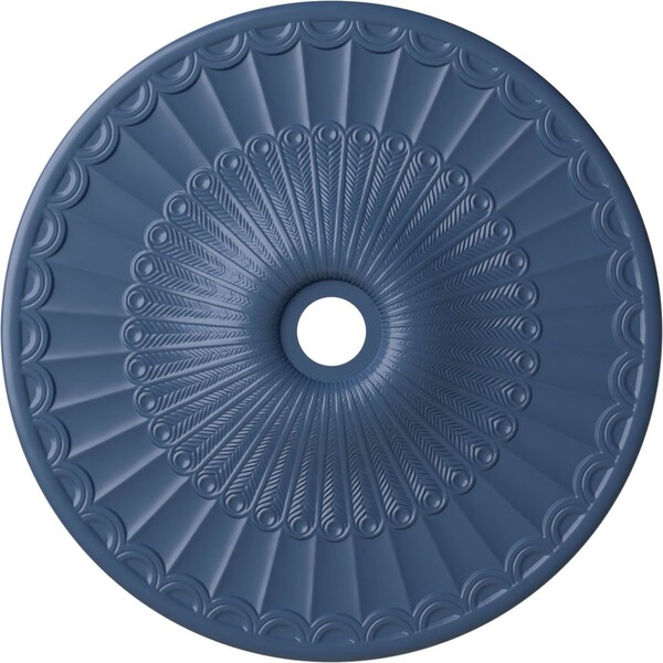 Ekena Millwork Galveston Ceiling Medallion (Fits Canopies up to 4 3/4"), 36 5/8"OD x 3 5/8"ID x 2 3/8"P, Americana CM36GLAMF - main